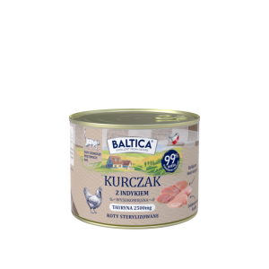 Baltica kot kurczak z indykiem 185g