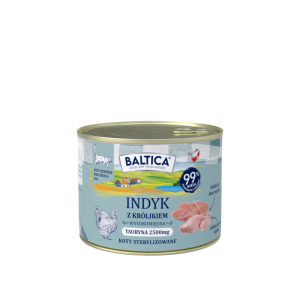Baltica kot indyk z królikiem 185 g