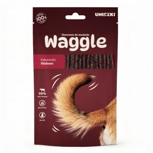 Uniszki - Waggle - kabanosiki wołowe 60g