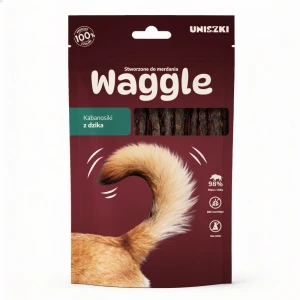 Uniszki - Waggle - kabanosiki z dzika 60g