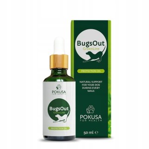 Pokusa BugsOut Oil olejek w kroplach przeciw kleszczom i insektom 50 ml