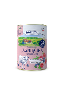 Baltica jagnięcina z malinami 400 g