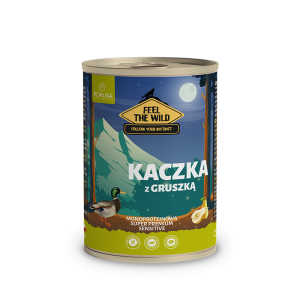 Pokusa - Feel The Wild - kaczka z gruszką - karma mokra 400 g