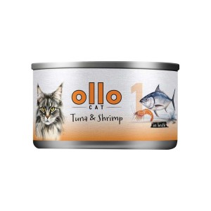 Ollo Kot Tuńczyk z Krewetką 70g