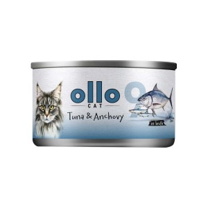 Ollo  Kot Tuńczyk i Anchois 70g