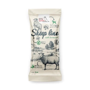 Syta Micha Sheep Line Kość do żucia Owca z brokułem 12 cm