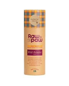 Raw for Paw Wild Reindeer - renifer przysmaki liofilizowane 45g