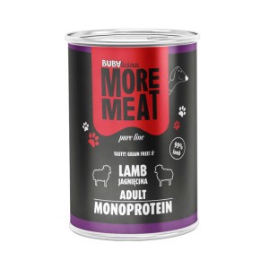 BUBAlicious More Meat mono karma dla psa Pure Line 400g JAGNIĘCINA