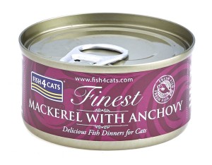 Fish4Cats Mackerel with Anchovy 70g