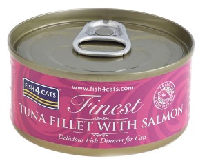 Fish4Cats tuna fillet with salmon 70g