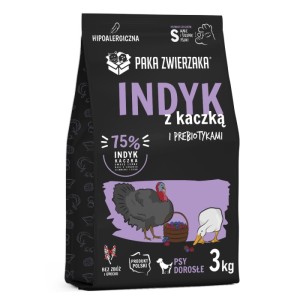 Paka Zwierzaka karma sucha indyk z kaczką 3 kg