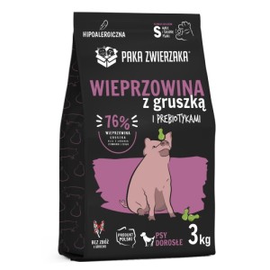 Paka Zwierzaka sucha wieprzowina z gruszką S 3kg