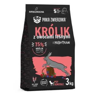 Paka Zwierzaka królik z owocami leśnymi 3kg