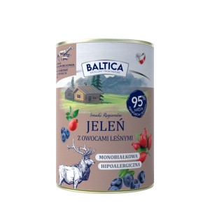 Baltica jeleń z owocami leśnymi 400 g