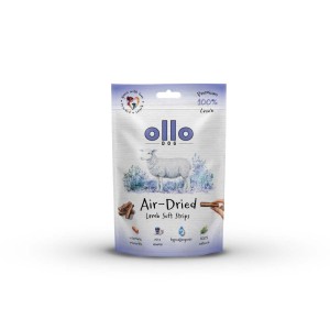 Ollo Air Dried Lamb Strips 80g