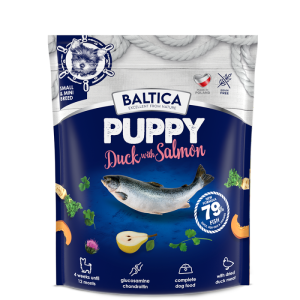 Baltica Puppy Duck with Salmon XS/S 1kg