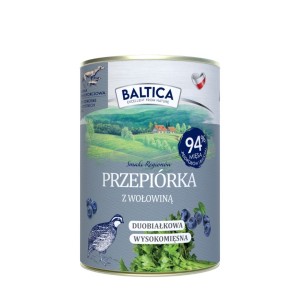 Baltica przepiórka z wołowiną 400 g