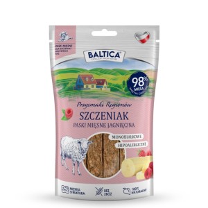 Baltica przysmaki regionów mięsne paski szczeniak jagnięcina 90g