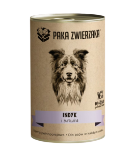 Paka Zwierzaka Indyk i żurawina 400g