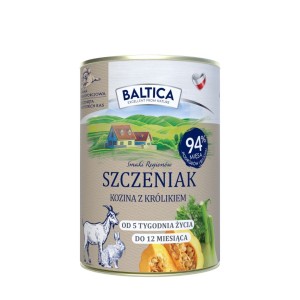 Baltica karma mokra szczeniak kozina z królikiem 400g