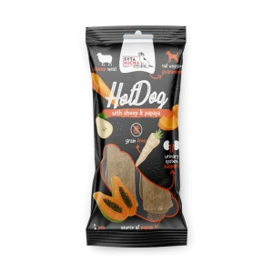 Syta Micha Hot Dog warzywny z papają w skórze owcy 2 szt.