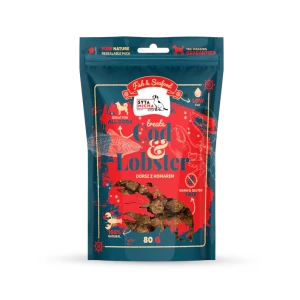 Syta Micha Fish & Seafood przysmaki dorsz z homarem dla psa 80g