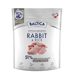 Baltica Hypoallergenic Rabbit & Rice XS/S 1 kg