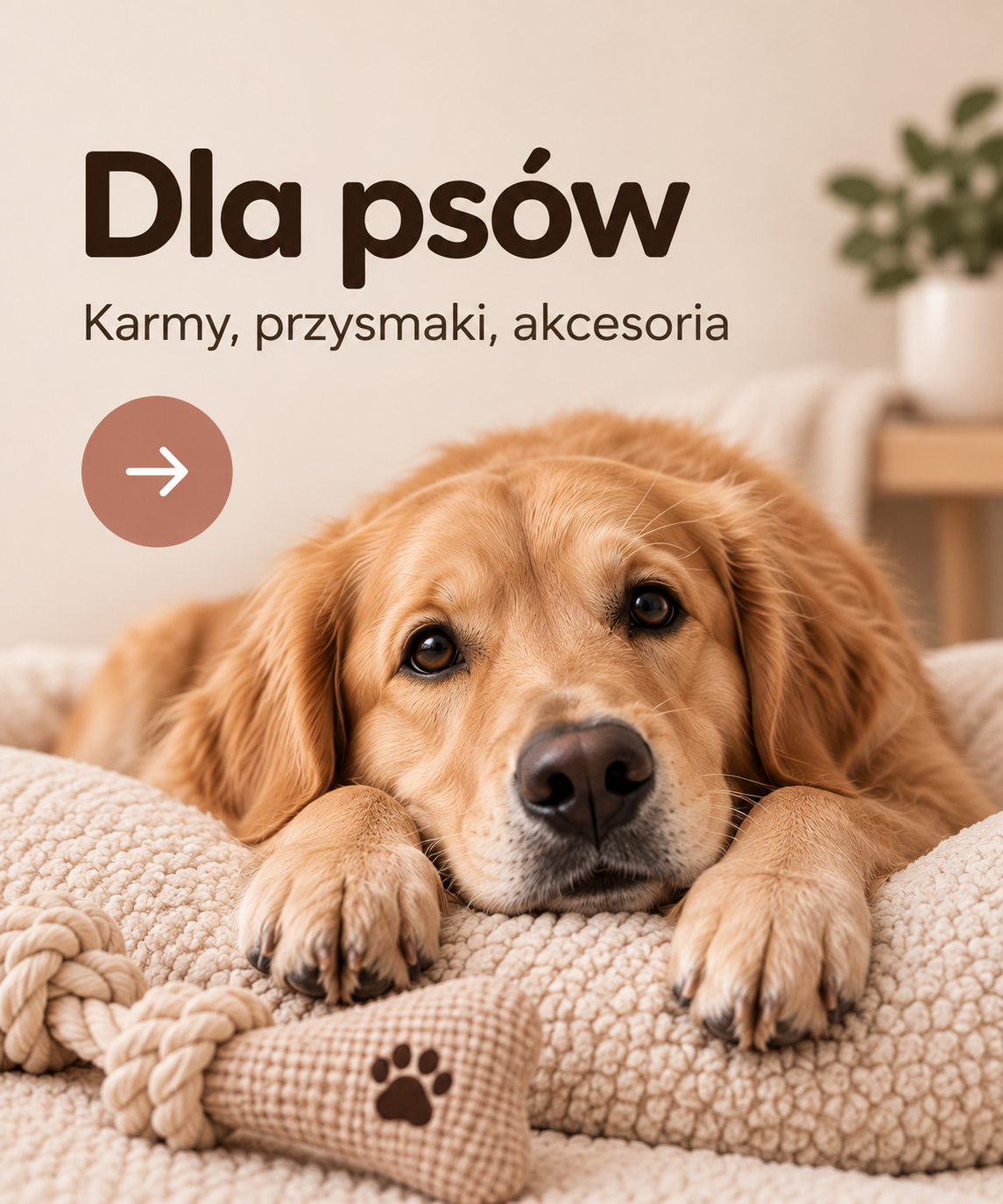 Dla psów – karmy, przysmaki, akcesoria